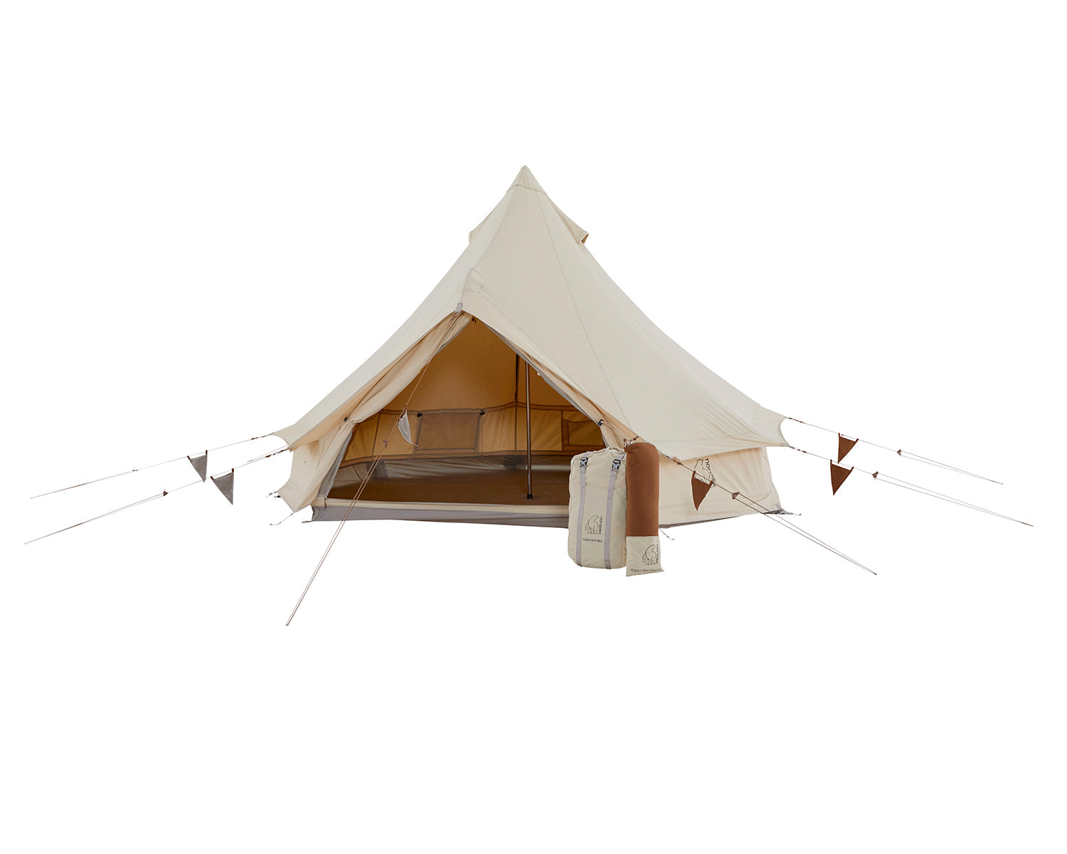 Asgard Tech Mini Tent Incl. Colour Pack - 2 person | Dachshund Chocolate