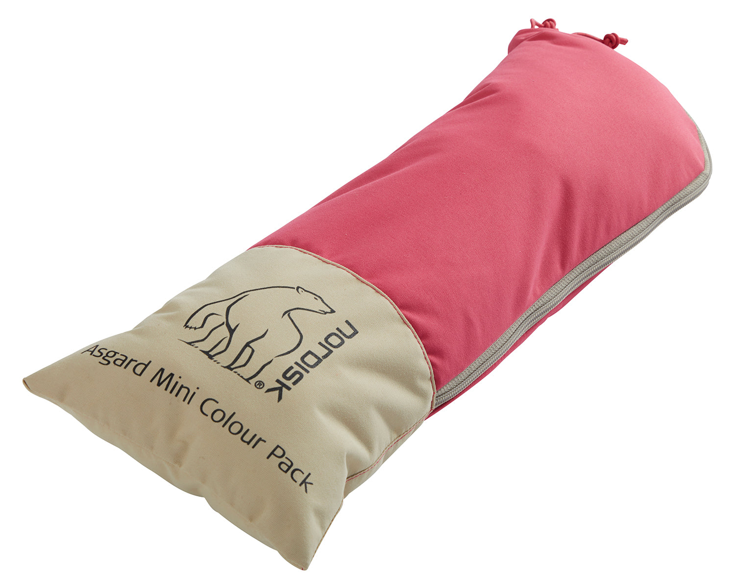 Asgard Tech Mini Tent Incl. Colour Pack - 2 person | Azalea Cherry Pink