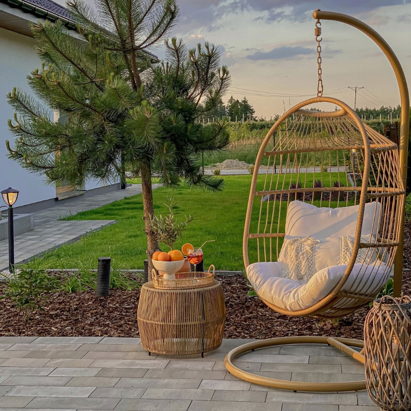Eco Hammock with Stand – Natural hemp (sustainable)