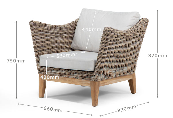 Brisbane Patio Lounge Set – Modern Linear Design