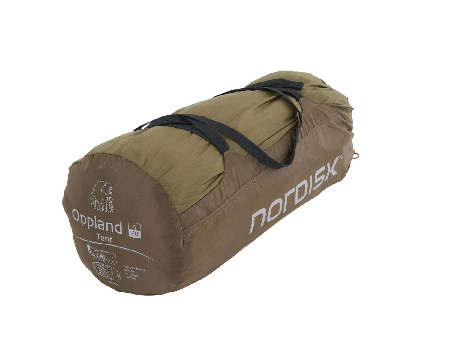 Oppland 4 PU Tent - Dark Olive 4 person.