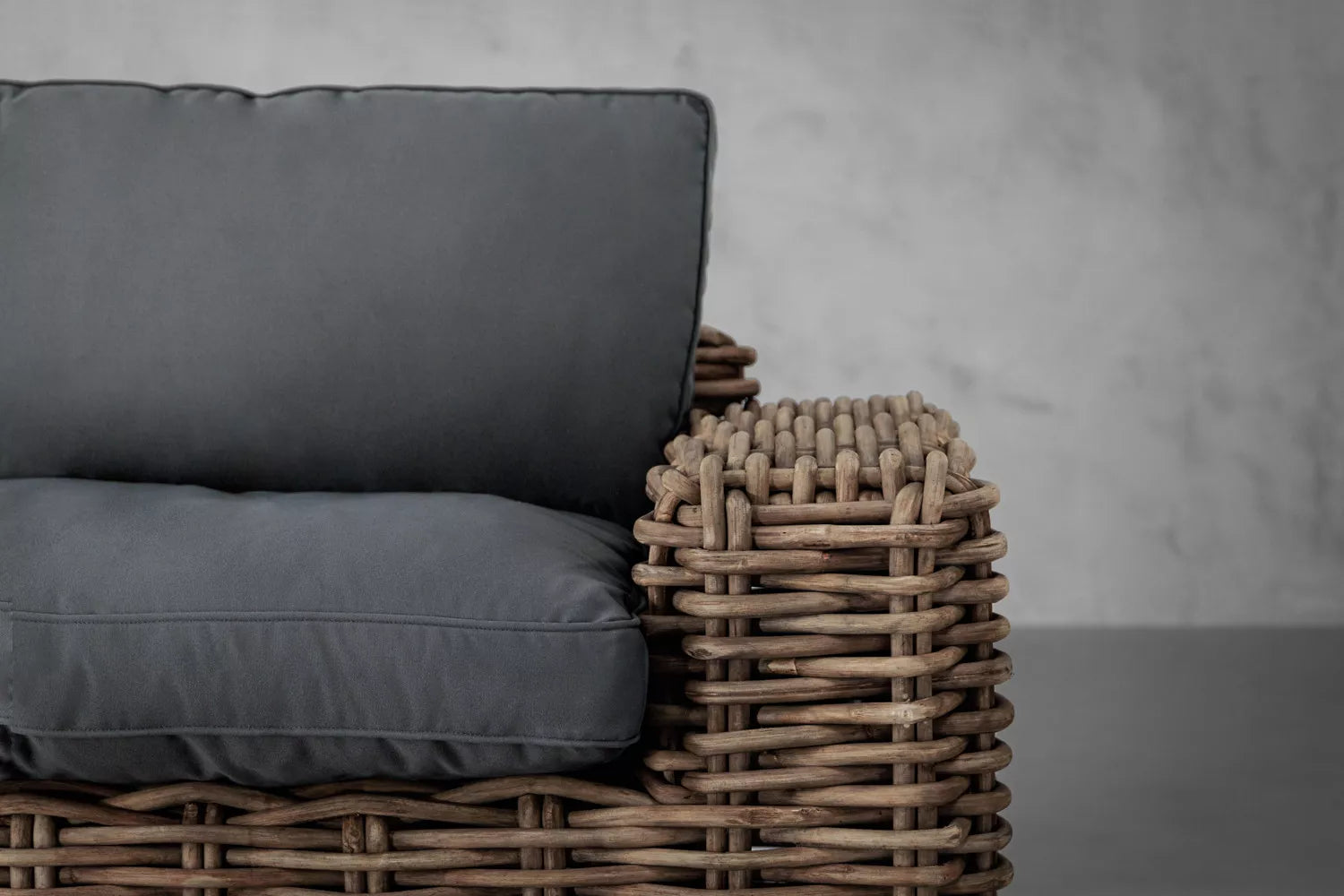 Panama Lounge Set (Slate) – Monochromatic Sophistication