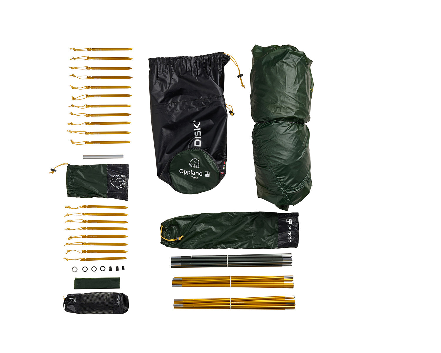 Oppland 2 LW (2.0) Tent - Black Forest Green - 1/2 person.