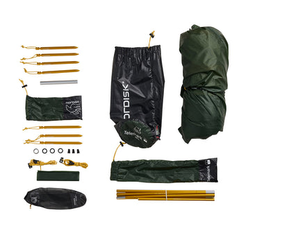 Telemark 1 LW (2.0) Tent - Black Forest Green - 1/2 person.