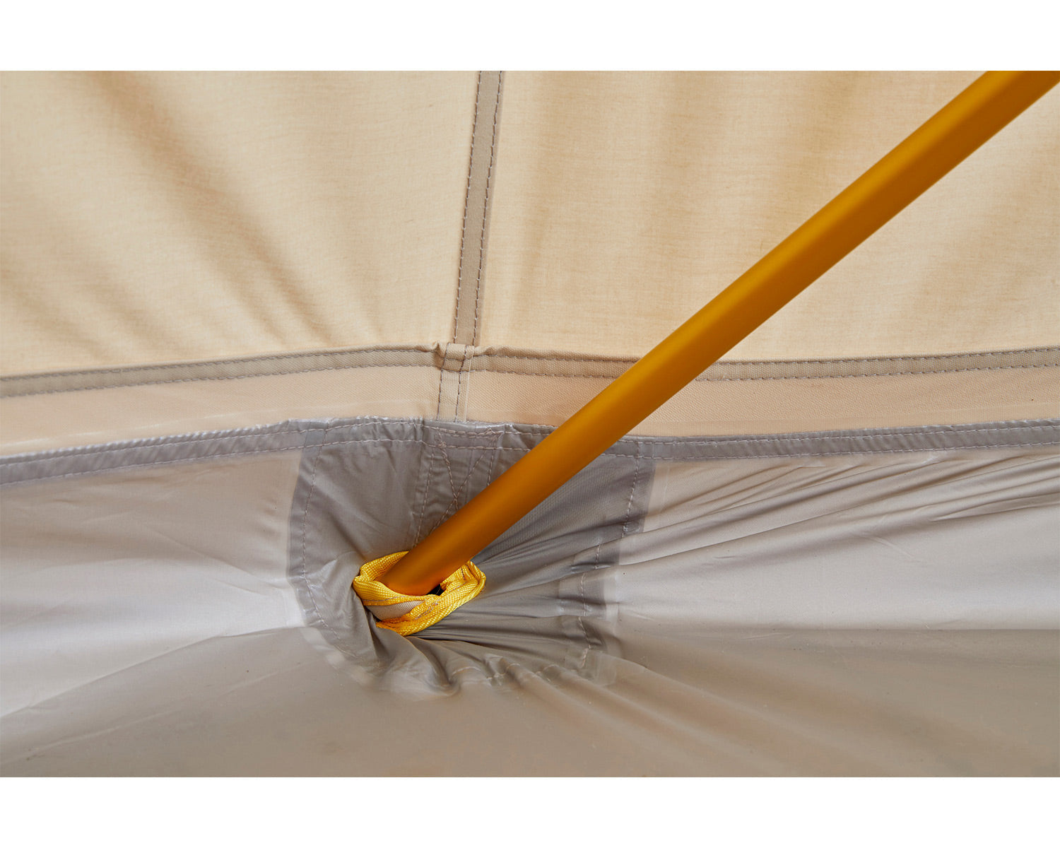 Asgard Tech Mini Tent Incl. Colour Pack - 2 person | Mustard Yellow