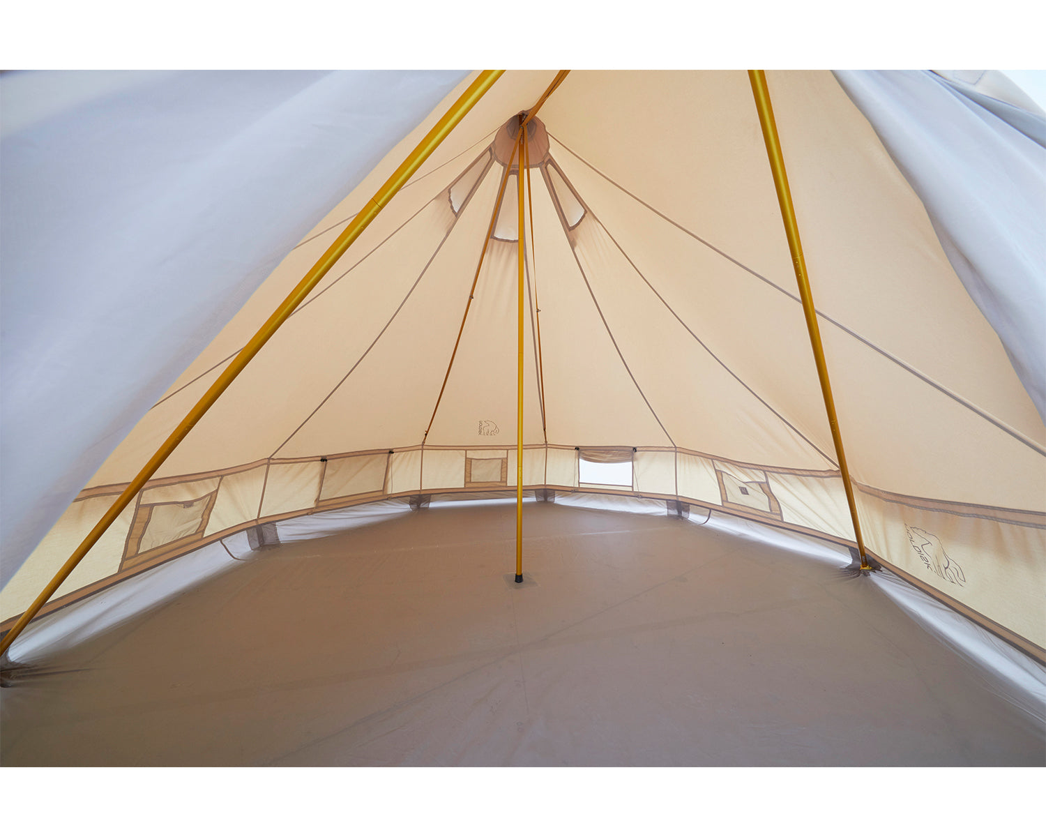 Asgard Tech Mini Tent Incl. Colour Pack - 2 person | Mustard Yellow