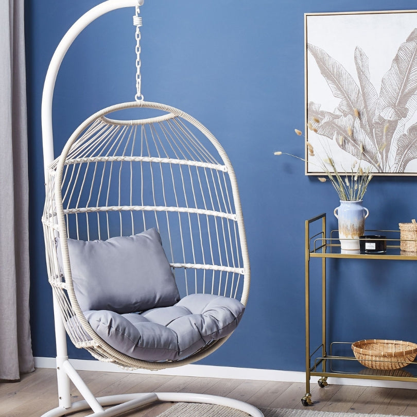 Classic Hammock with Stand – Bright white (light-diffusing)