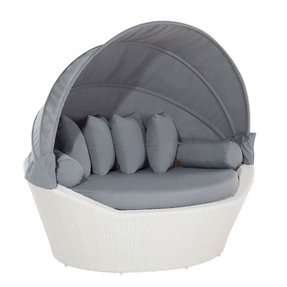 Santorini Daybed – Complete with cushions (elegant resort-style)