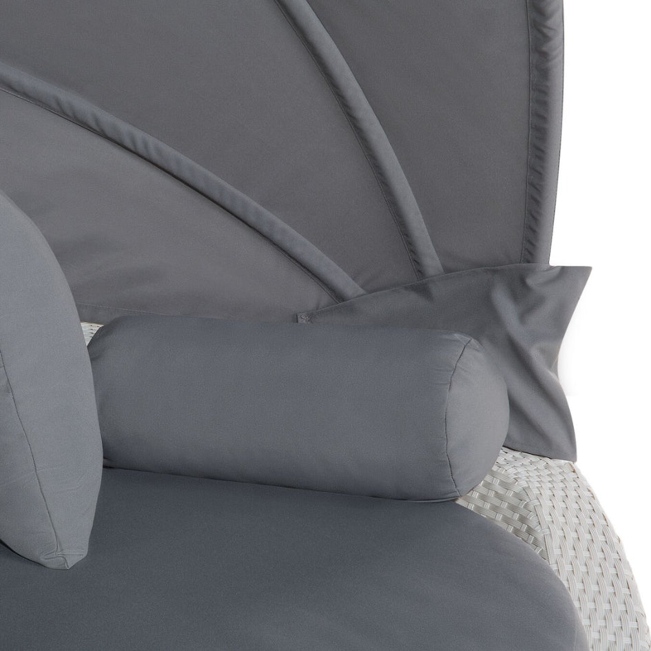 Santorini Daybed – Complete with cushions (elegant resort-style)