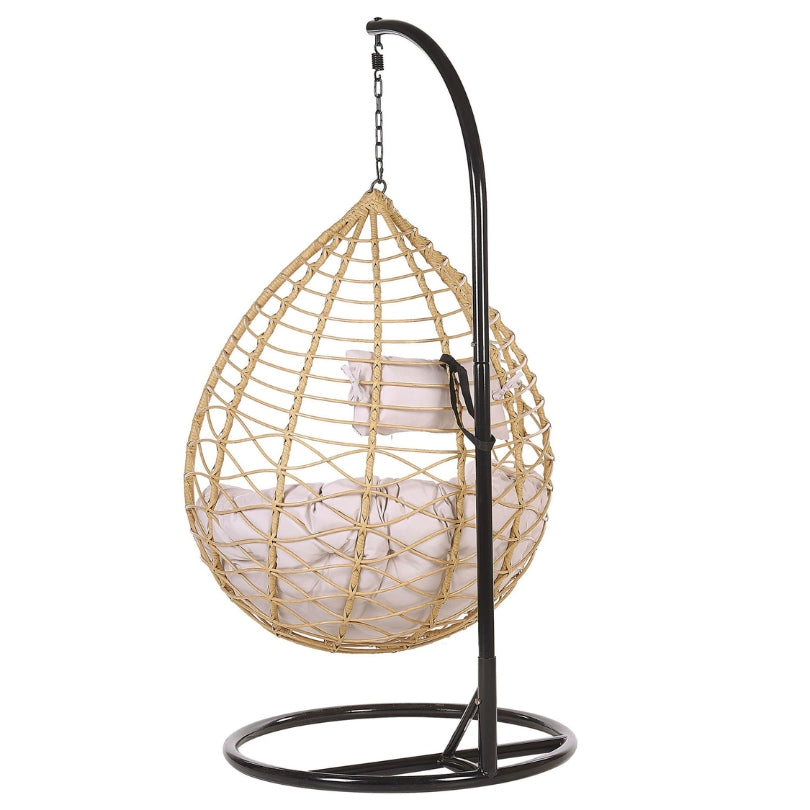 Deluxe Hammock with Stand – Natural tone (premium cotton)