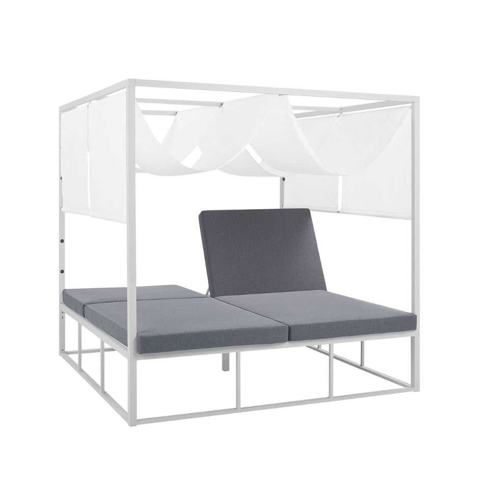 Fiorentina Metal Daybed – Crisp white frame (modern)