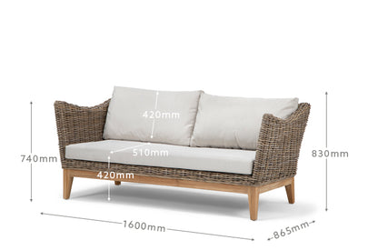 Brisbane Patio Lounge Set – Modern Linear Design