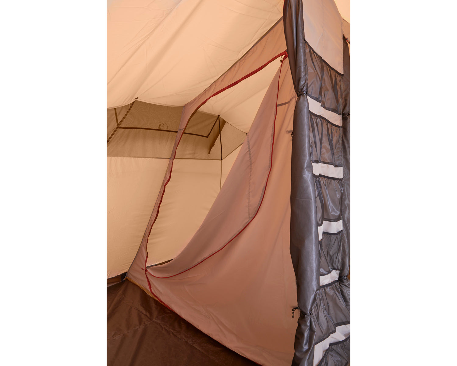 Reisa 6 PU Tent - Cashew Brown - 6 person.