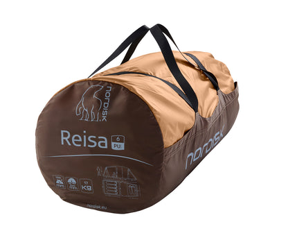 Reisa 6 PU Tent - Cashew Brown - 6 person.