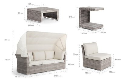Santorini Lounge Set – Mediterranean Breeze