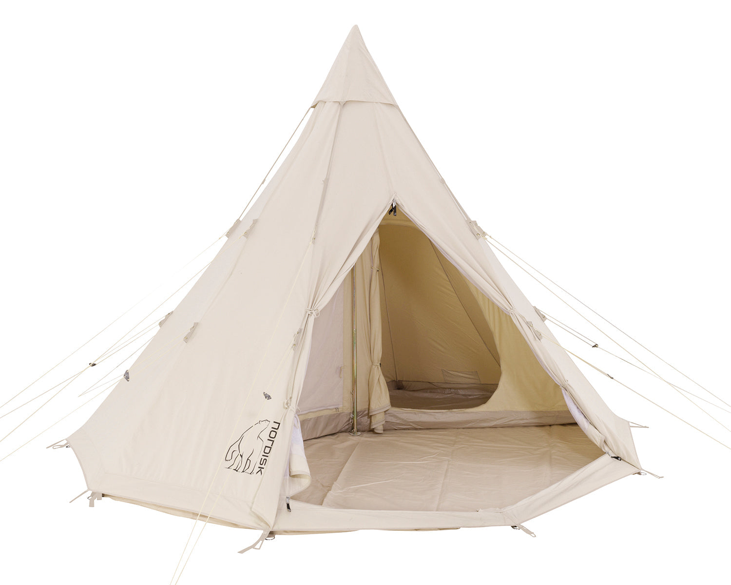 Alfheim 12.6 Glamping Tent - 6 person | 12.6 m² | Sandshell