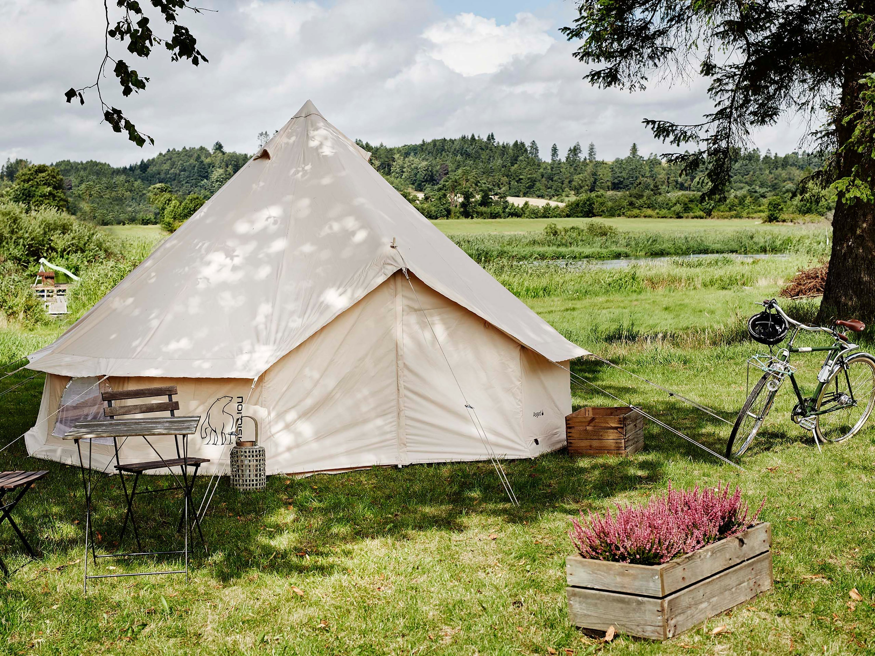 Asgard 12.6 Glamping Tent - 12.6 m² | 6 person | Natural