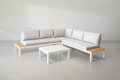 Bristol Corner Lounge Set (Stone) – Earthy Neutral Tones