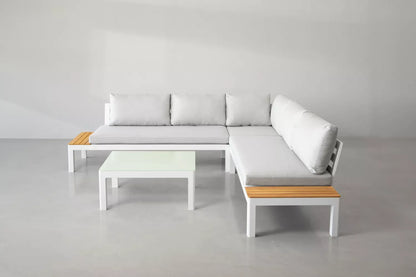 Bristol Corner Lounge Set (Stone) – Earthy Neutral Tones