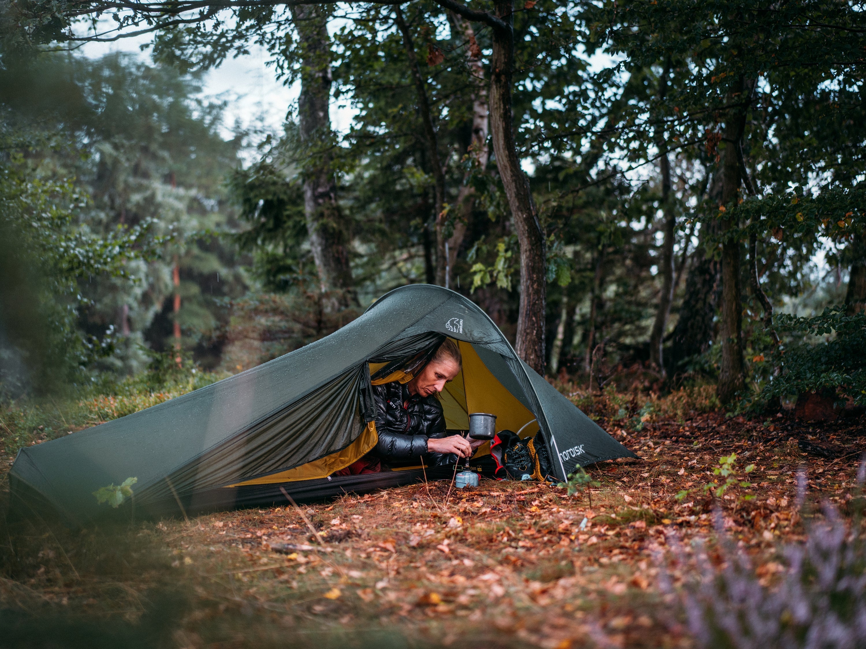 Lofoten 1 ULW Tent - Forest Green 1/2 person.