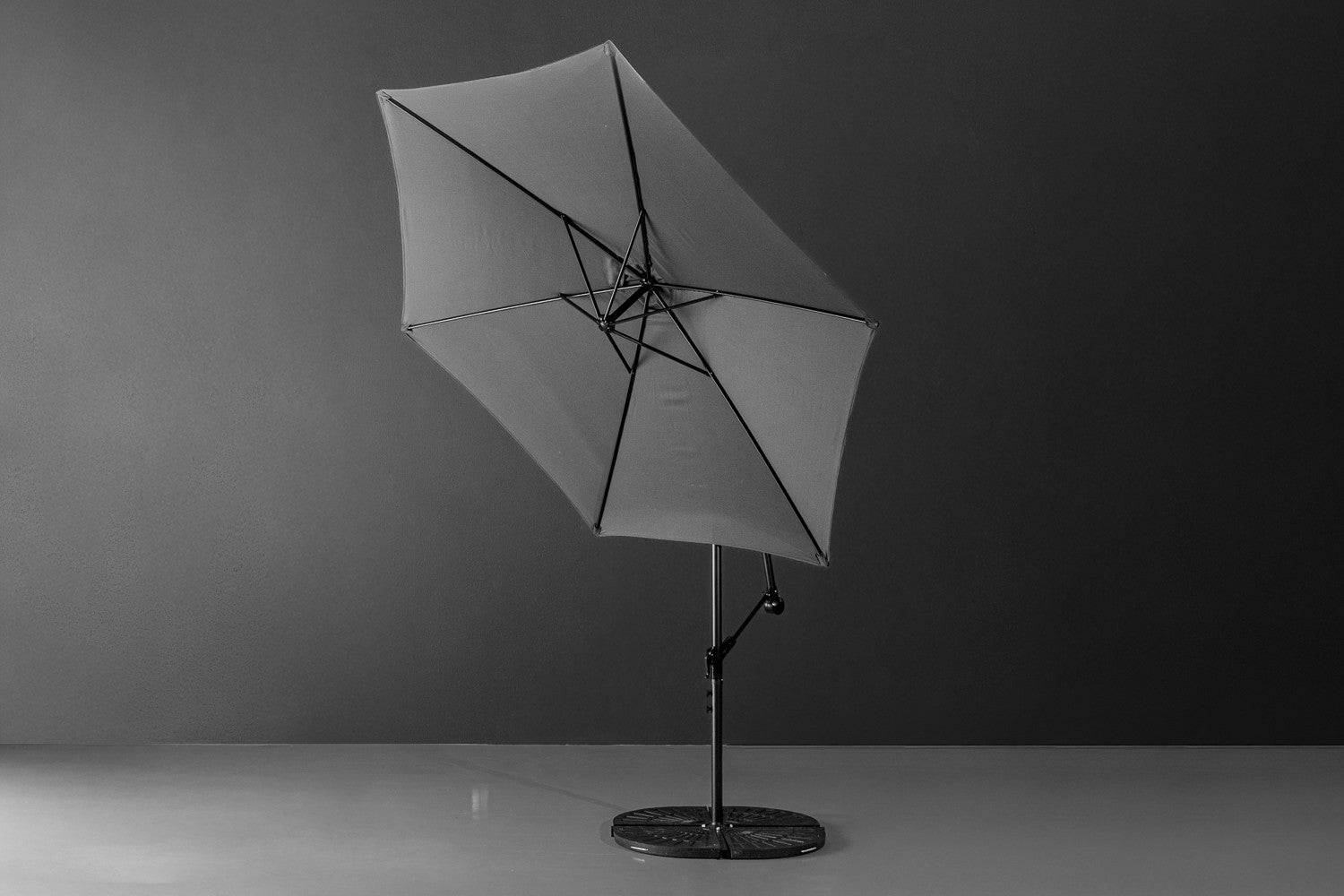 Miami Cantilever Umbrella (Grey) – Modern Shade Solution