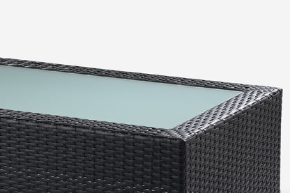 Montae 4-Piece Lounge Set (Black) – Urban Luxury