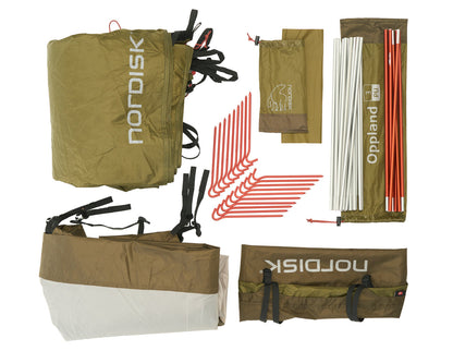 Oppland 3 PU (3.0) Tent - Dark Olive - 3 person.