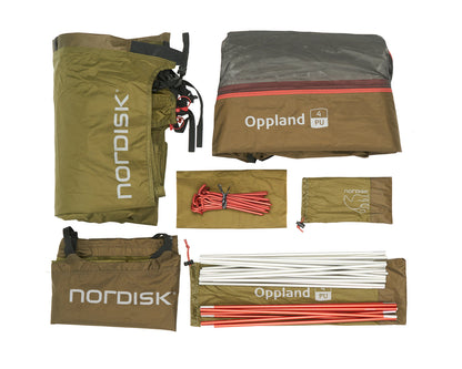 Oppland 4 PU Tent - Dark Olive 4 person.