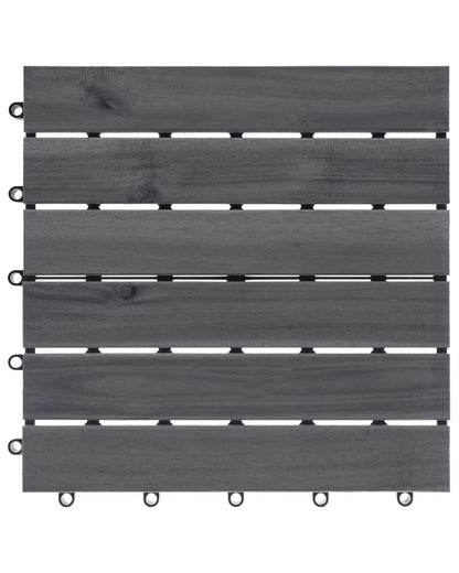 Wooden Click-In Patio Tiles – Certified Acacia Wood