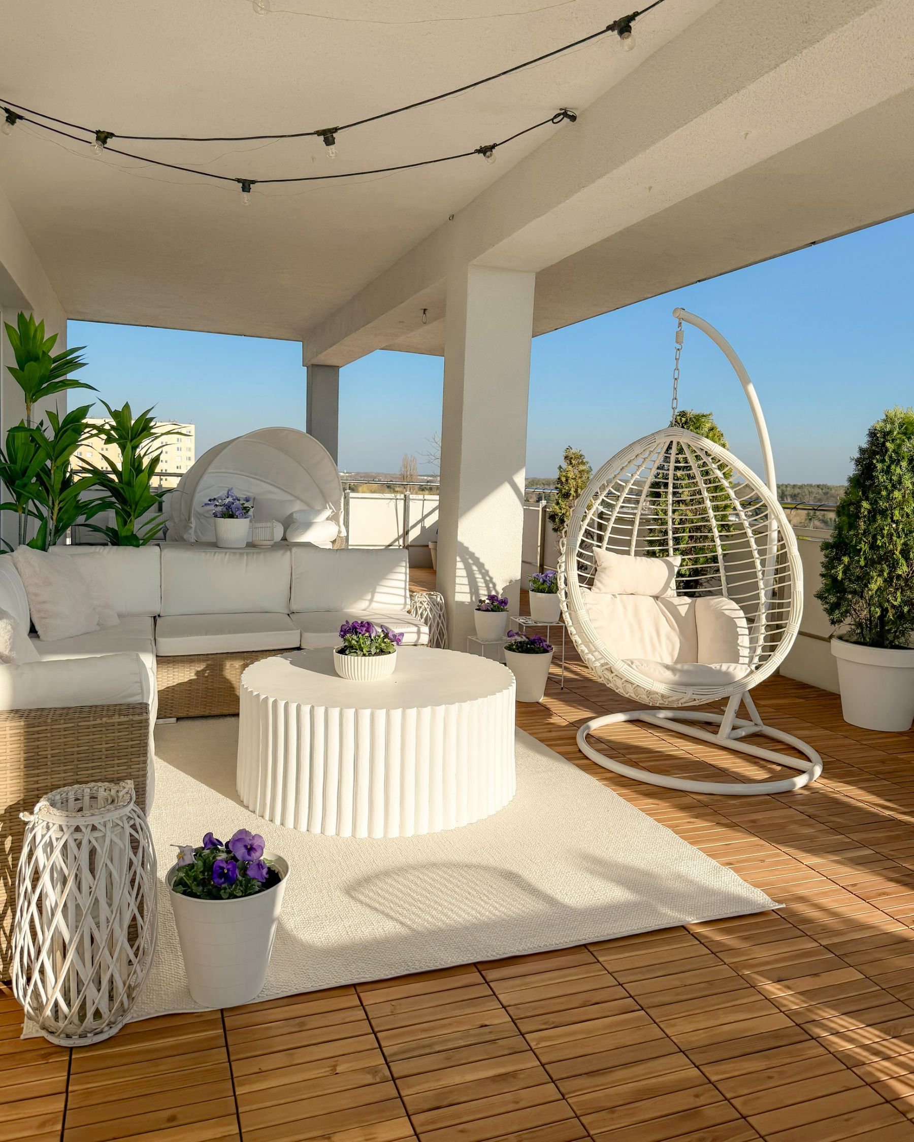 Wooden Click-In Patio Tiles – Certified Acacia Wood